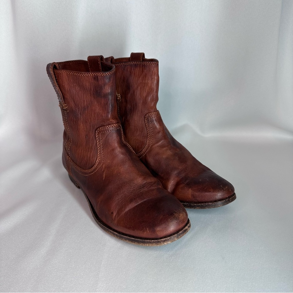 Frye Brown Ankle Boots